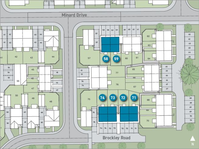 Site plan - artist's impression subject to change